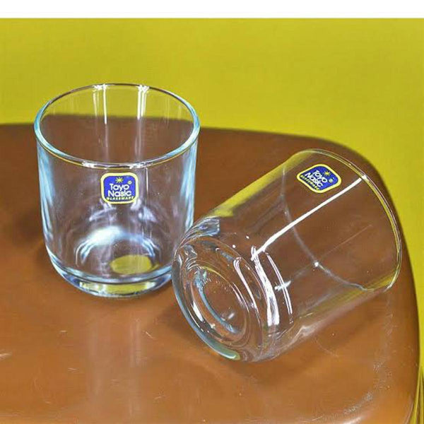 Toyo Nasic Premium Clear Glass Set – 6 Pieces Durable Drinking Glasses